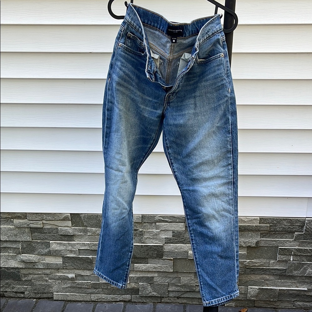 Lucky Brand Blue Straight Leg Denim with Vintage Appeal